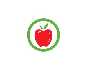 Apple vector illustration template