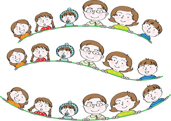 happy family background