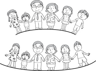 happy family background