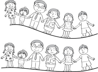 happy family background