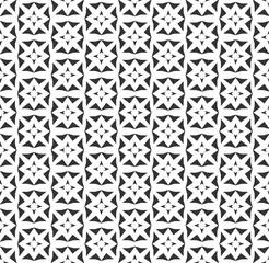 Abstract geometric Seamless pattern . Repeating geometric Black and white texture. geometric decoration