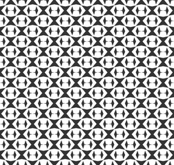 Abstract geometric Seamless pattern . Repeating geometric Black and white texture. geometric decoration