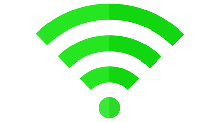 wifi symbol logo green