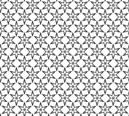 Abstract geometric Seamless pattern . Repeating geometric Black and white texture. geometric decoration