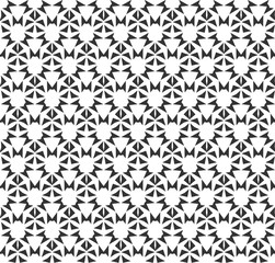 Abstract geometric Seamless pattern . Repeating geometric Black and white texture. geometric decoration