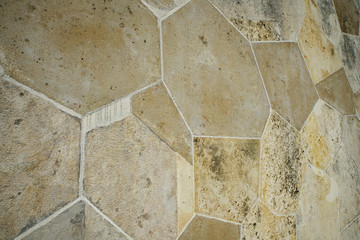 Perfect brick wall made of sand-lime brick
