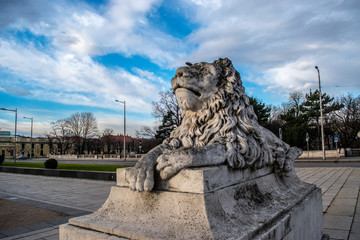 Löwen Statue 