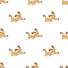 dog seamless pattern