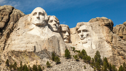 Mount Rushmore Mountain Landscape Black Hills