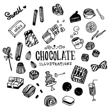 Chocolate Illustration Pack