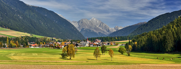 Small town in the Italian Alps