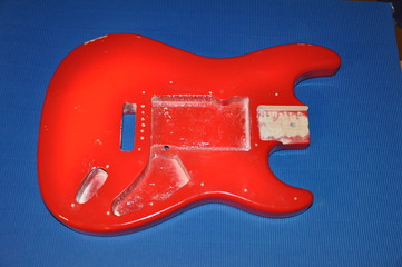 Gitarrenbody rot - 190594495