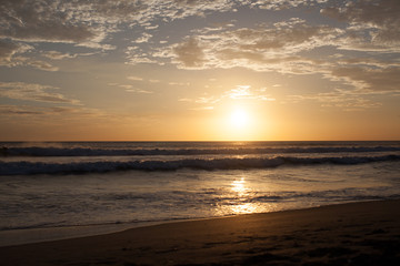 Fototapeta na wymiar Beach Sunset Nicaragua