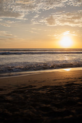 Fototapeta na wymiar Beach Sunset Nicaragua