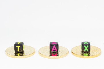Colorful plastic beads with letters.conceptual image