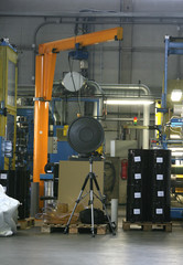  factory shop production of polyethylene film mechanisms machine tools lifting mechanism wires...