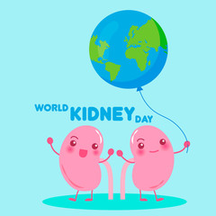 world kidney day concept