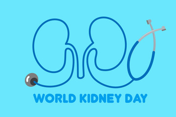 world kidney day concept