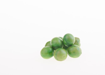 nuts or crispy coated green pea on the background.