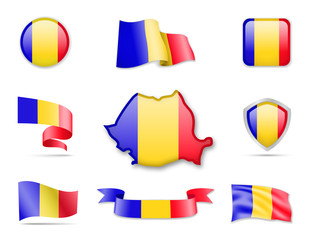 Romania Flags Collection