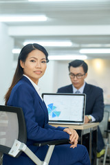 Pretty business lady