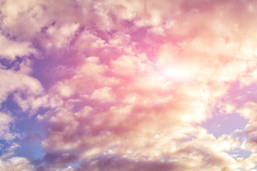 texture of a colorful sky with clouds