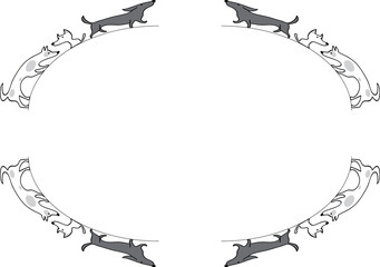 dog design background