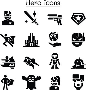 Super Hero icon set