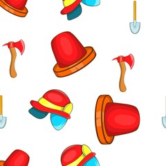 Protection from fire pattern, cartoon style