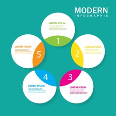Modern infographic