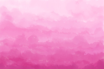 Pink watercolor background. Digital drawing.	