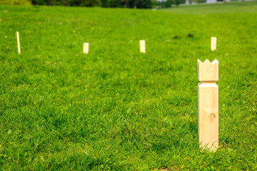 Stickey Sticks game in Dyrehaven, Denmark