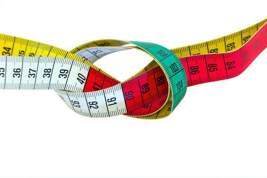 measuring tape isolated on white background