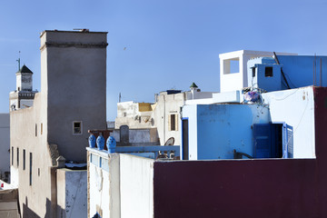 Roofs in the  medina of Essaouira