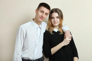 Young couple in love