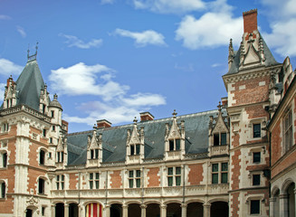 Fototapeta premium Blois. Château, aile Louis XII, chapelle Saint-Calais. Loir et Cher, Centre Val de Loire
