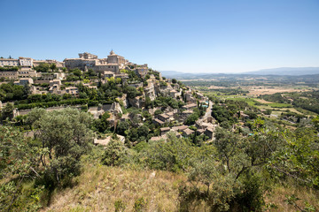 Fototapeta na wymiar Medieval hilltop town of Gordes. Provence. France.