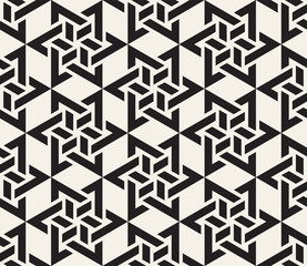 Vector seamless pattern. Modern stylish abstract texture. Repeating geometric tiles from striped elements i