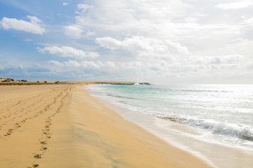 Fototapeta na wymiar Boa Vista island, Cape Verde, Africa