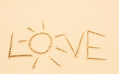 Love on the beach