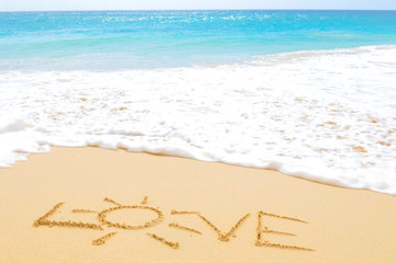 Love on the beach