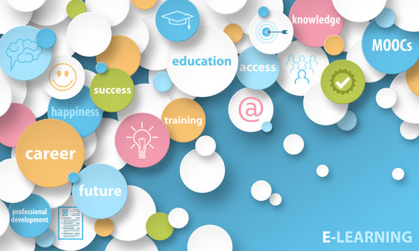 E-LEARNING Vector Concept Banner
