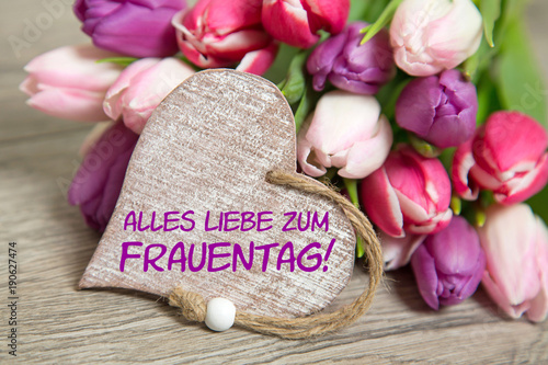 "Alles Liebe zum Frauentag!" Stockfotos und lizenzfreie ...