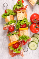 sandwich on stick