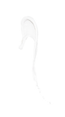 Splash of liquid in motion isolated