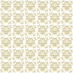 美しいモノグラムのシームレスパターン。トライバルデザイン。