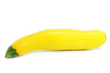 Yellow fresh squash isolated