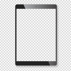 Fototapeta Realistic tablet portable computer mockup obraz