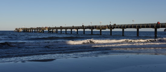 Fototapeta premium Insel Rügen, Seebrücke Binz