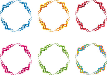 colorful line design icon